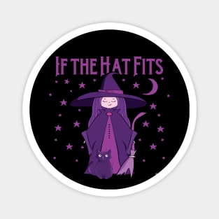 If The Hat Fits Cheeky Witch® Magnet